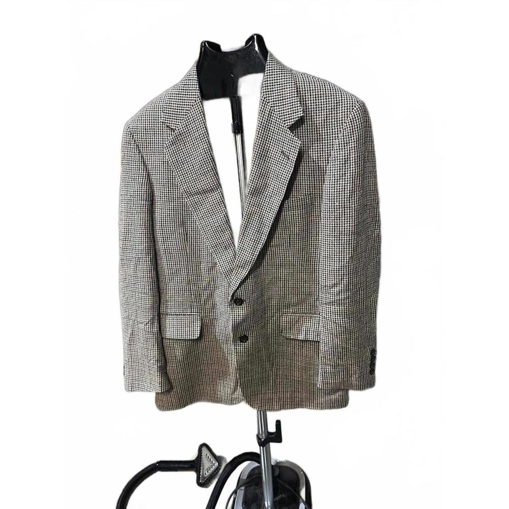 Nordstrom Men’s Vintage Houndstooth Wool Sport Coat 42l